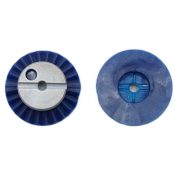 Weco Edger Block Magnetic Round Blue 25mm